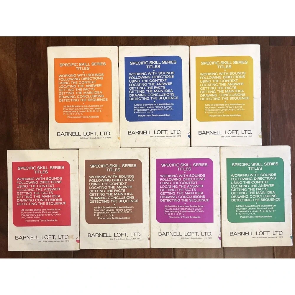 Vintage Specific Skill Series Book Lot Picture Level RICHARD BONING Barnell #1
